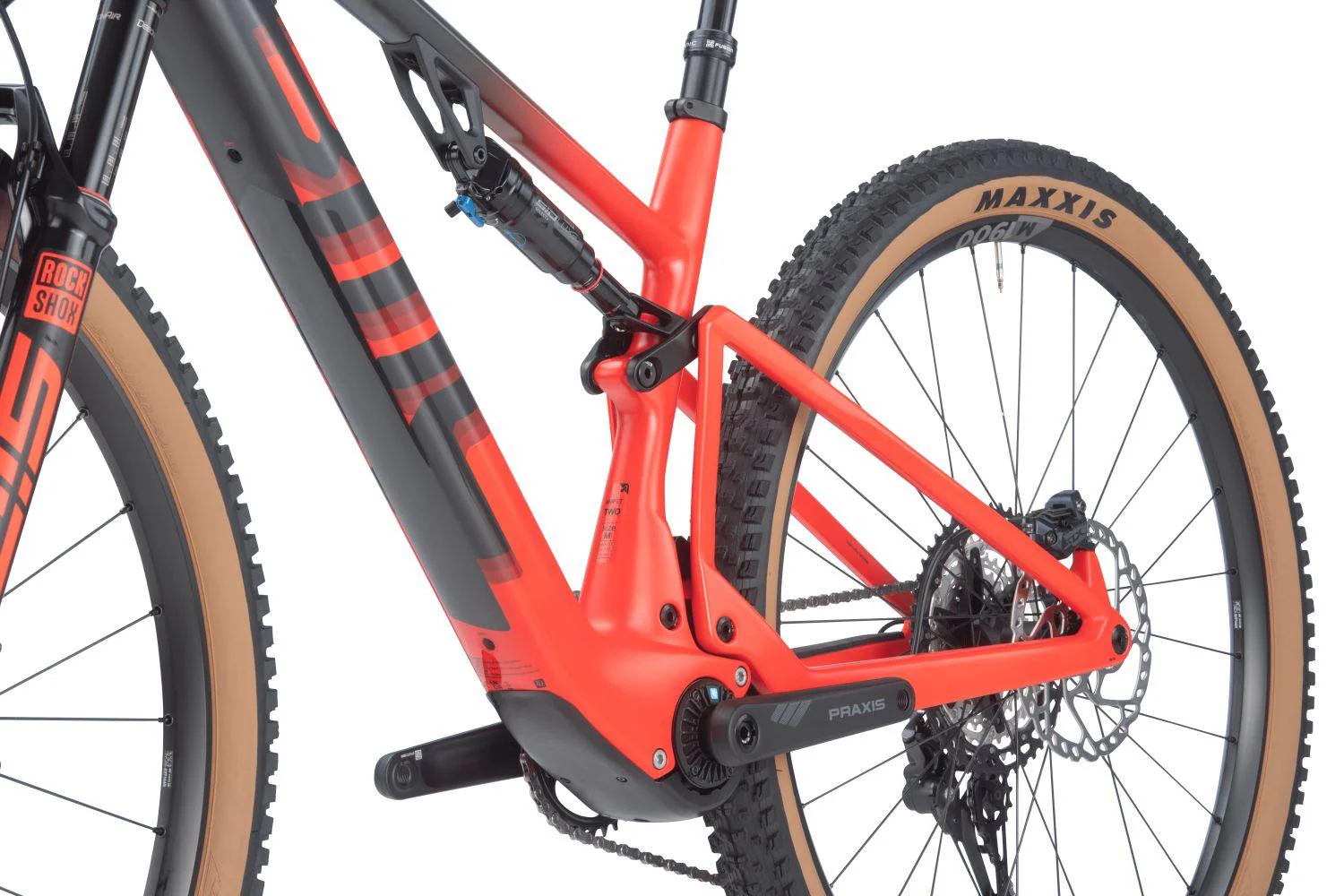 BMC Fourstroke AMP LT TWO | Carbon / Red - Image 5