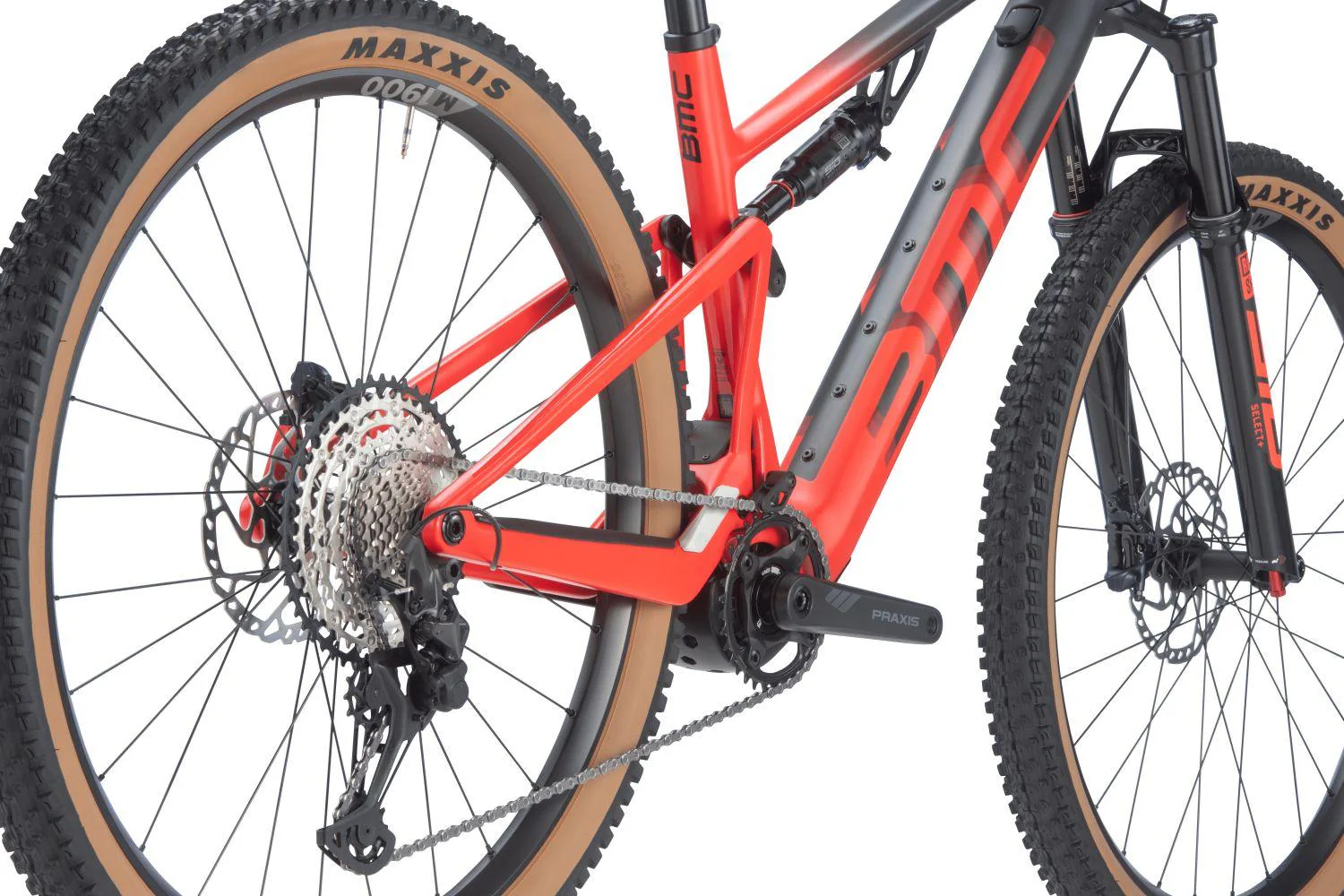 BMC Fourstroke AMP LT TWO | Carbon / Red - Image 8