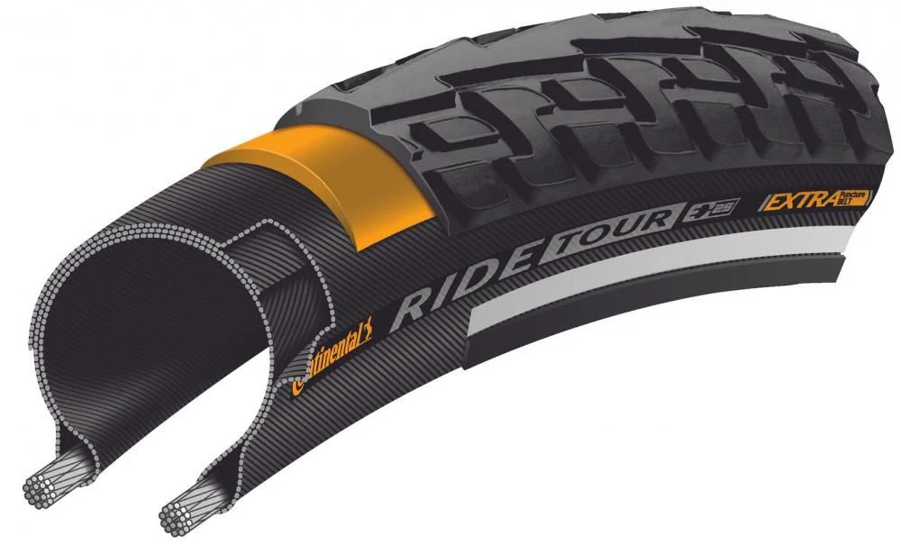 CONTINENTAL Ride Tour 28x1.75" 47-622 Reflex E-25 Draht - Image 3