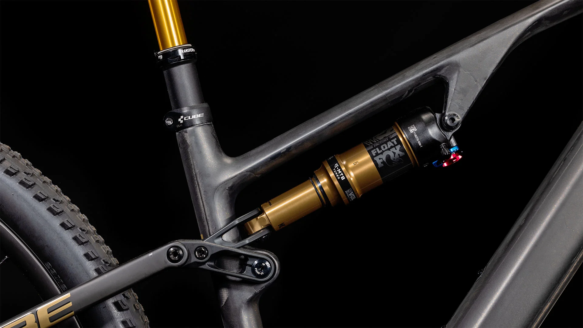 Cube AMS Hybrid ONE44 C:68X SLT 400X carbon´n´golddust - Image 3