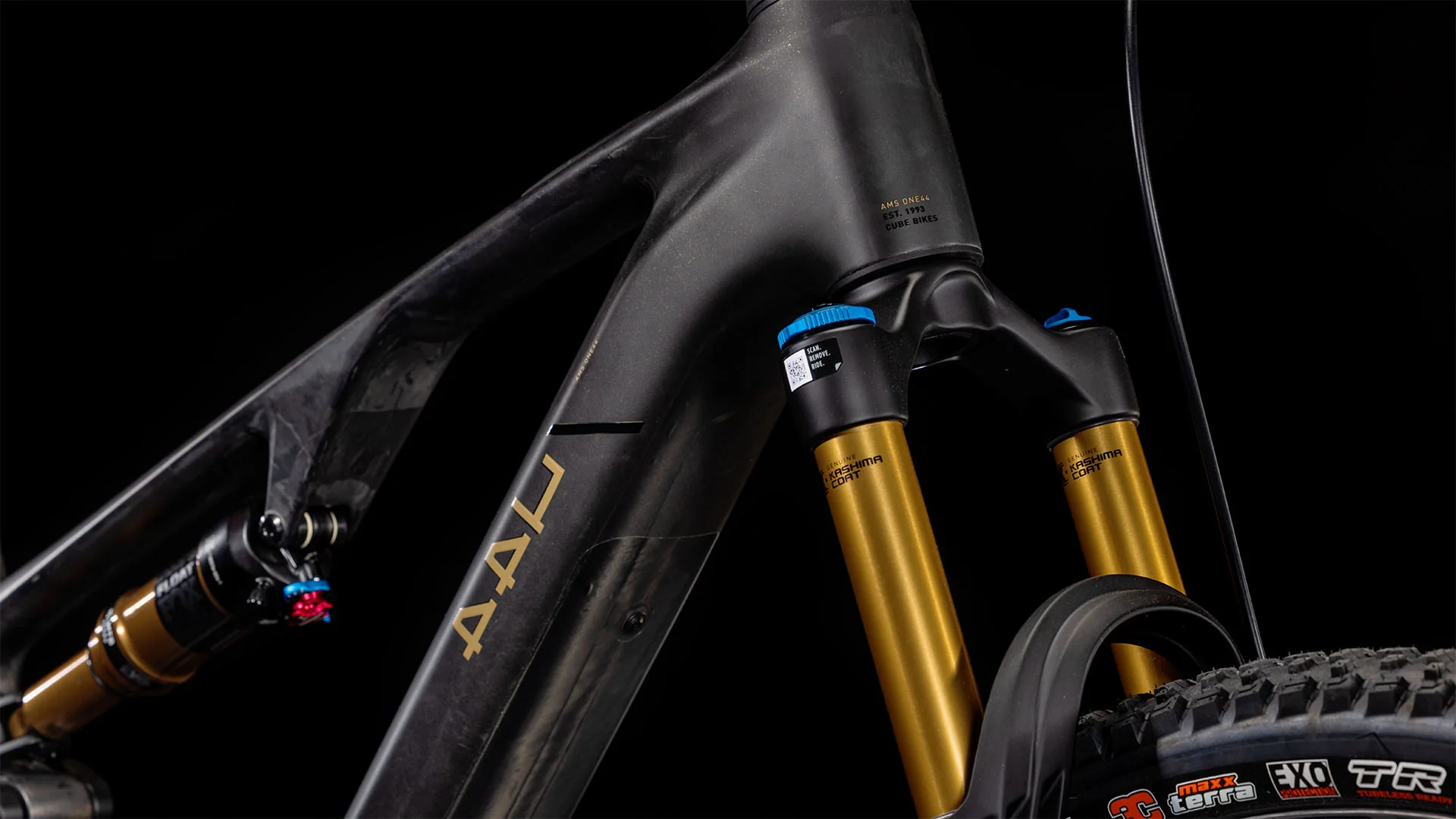 Cube AMS Hybrid ONE44 C:68X SLT 400X carbon´n´golddust - Image 8