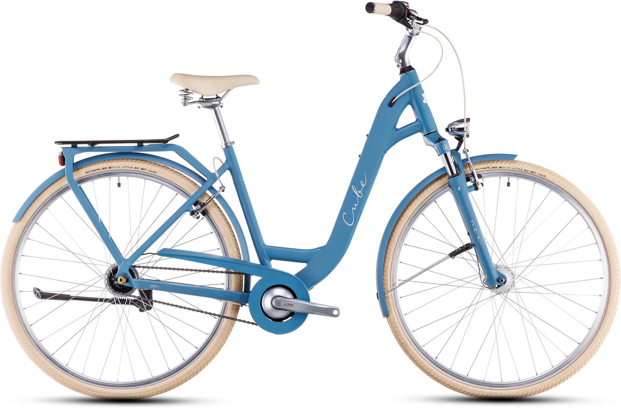 Cube ella sphereblue´n´creme Tiefeinstieg
