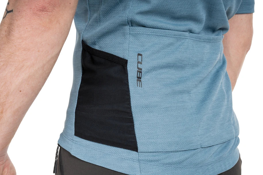 Cube GRAVEL Trikot Full Zip CARGO kurzarm - Image 11