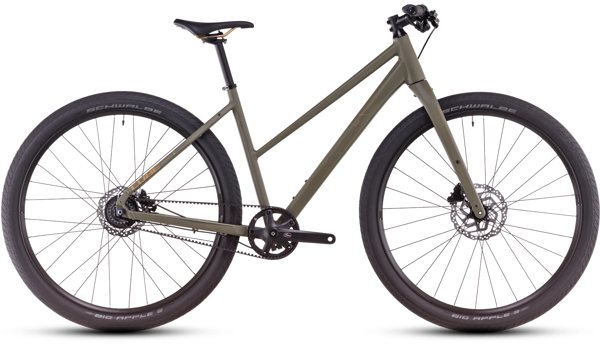 Cube Hyde Pro dustyolive´n´gold Trapez