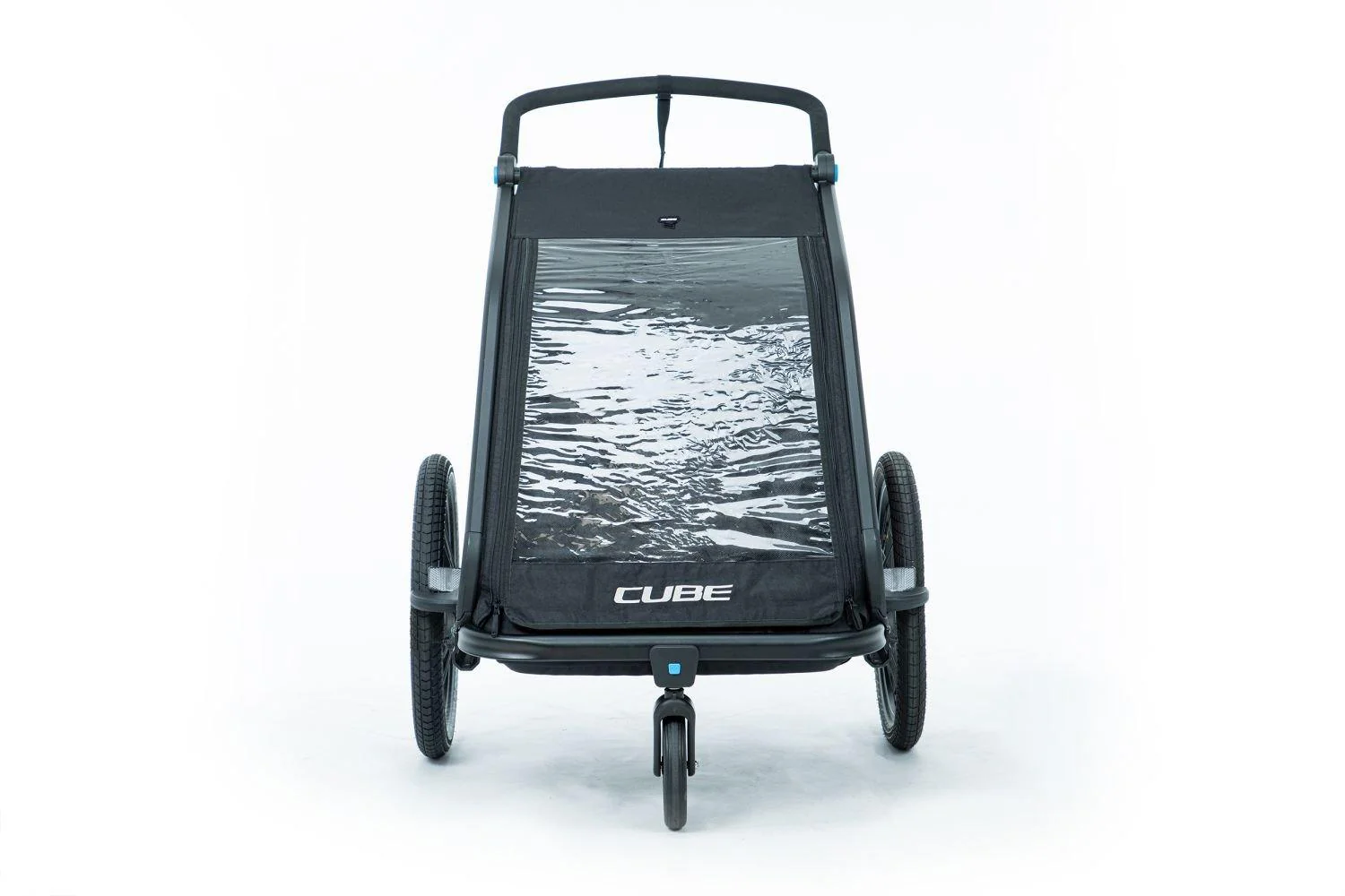 Cube Kinder Fahrradanhänger Double CMPT schwarz - Image 3