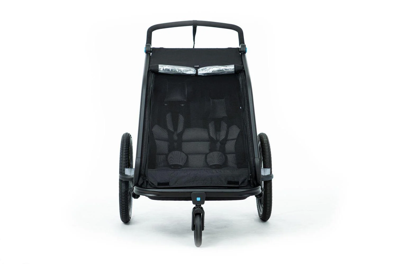 Cube Kinder Fahrradanhänger Double CMPT schwarz - Image 4