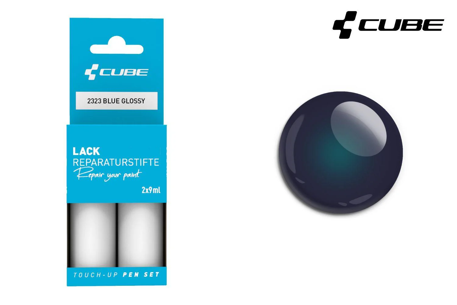 Cube Lackstift Set BLUE glossy 2323