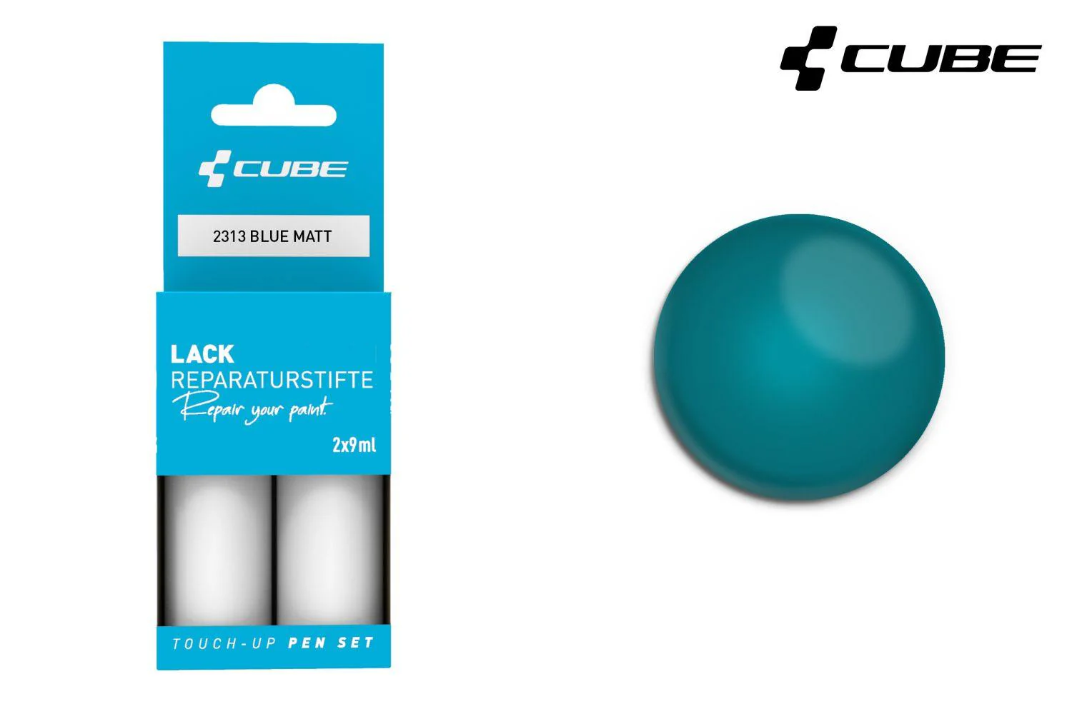 Cube Lackstift Set BLUE matt 2313