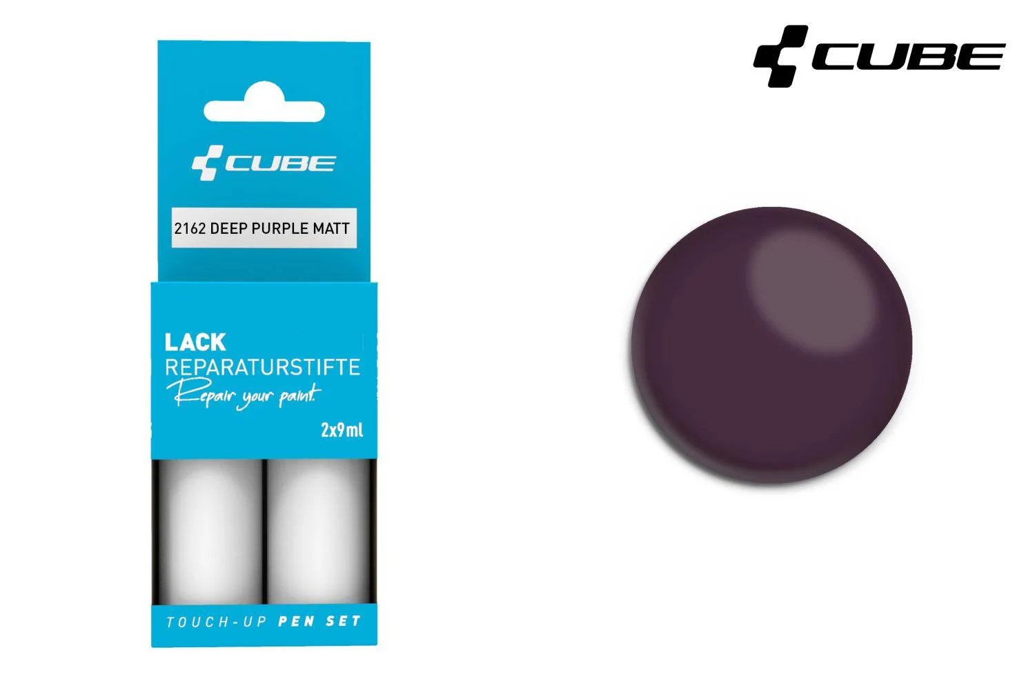 Cube Lackstift Set DEEP PURPLE matt 2162