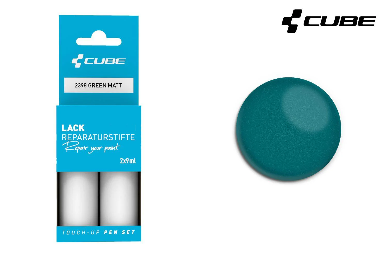 Cube Lackstift Set GREEN matt 2398