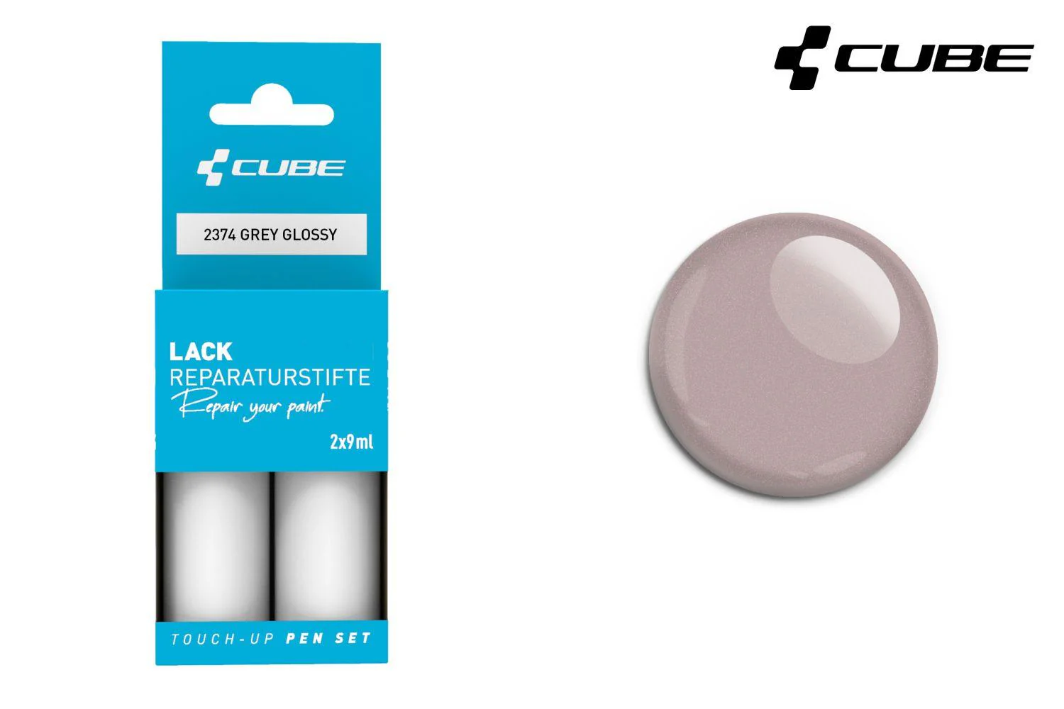 Cube Lackstift Set GREY glossy 2374