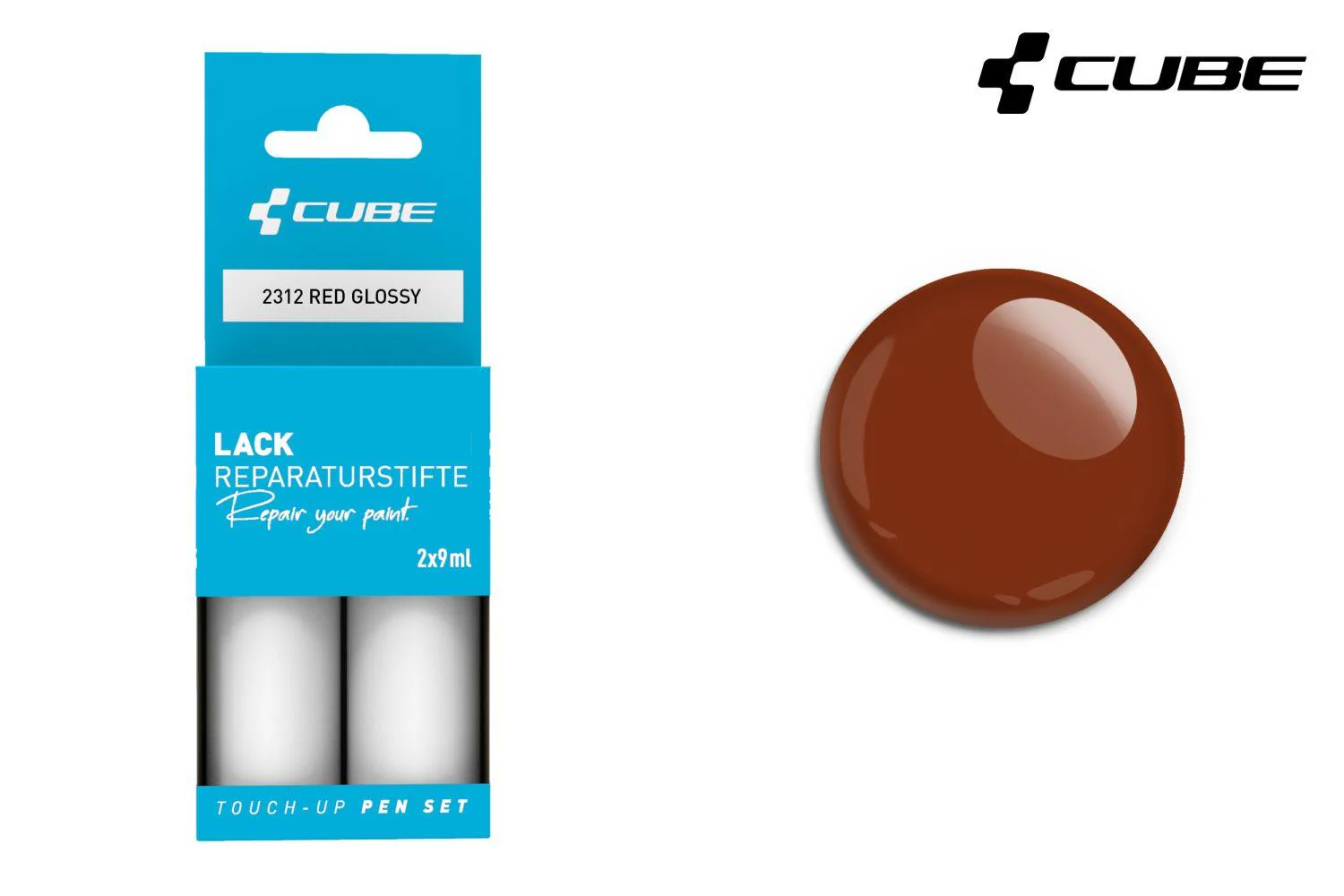 Cube Lackstift Set RED glossy 2312