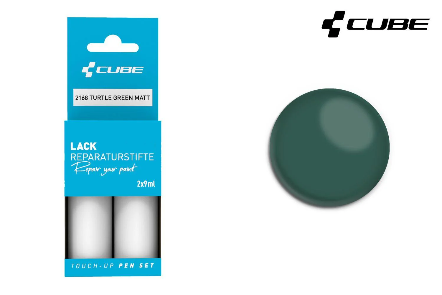 Cube Lackstift Set TURTLE GREEN matt 2168