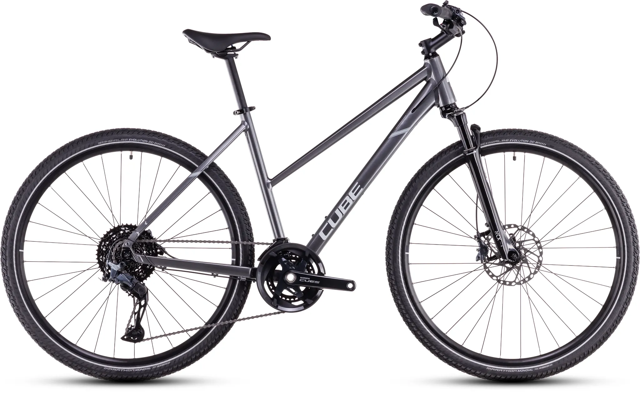 Cube Nature SLX graphite´n´fossil Trapeze 2026