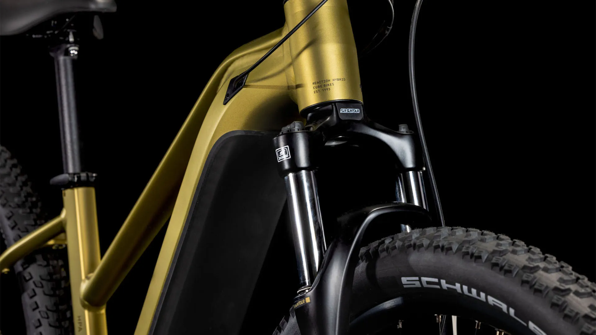 Cube Reaction Hybrid Performance 500 Gold lime bla Trapez - Image 7