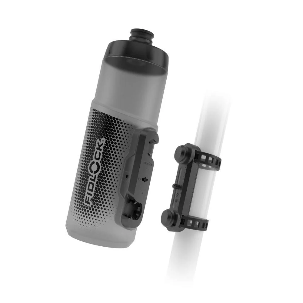 Fidlock Bottle 600ml + Uni Base transparent black