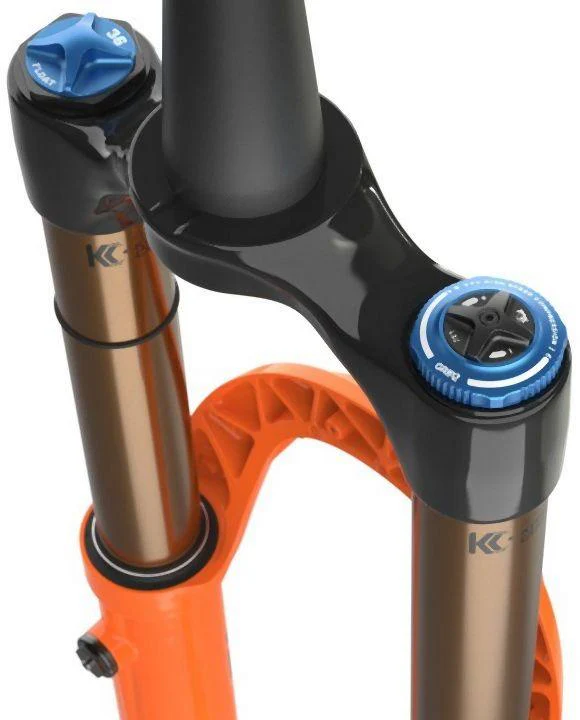 Fox Factory 2022 36 Factory 29" Grip 2 Orange/Clear - Image 2