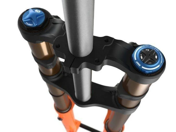 Fox Factory 2022 40 Factory 29" Grip 2 Orange/Clear - Image 2