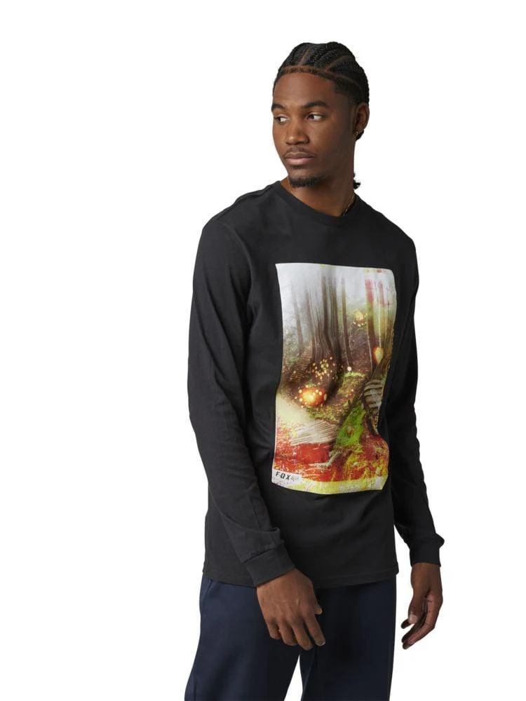 Fox Langärmliges Premium-T-Shirt Dilineation