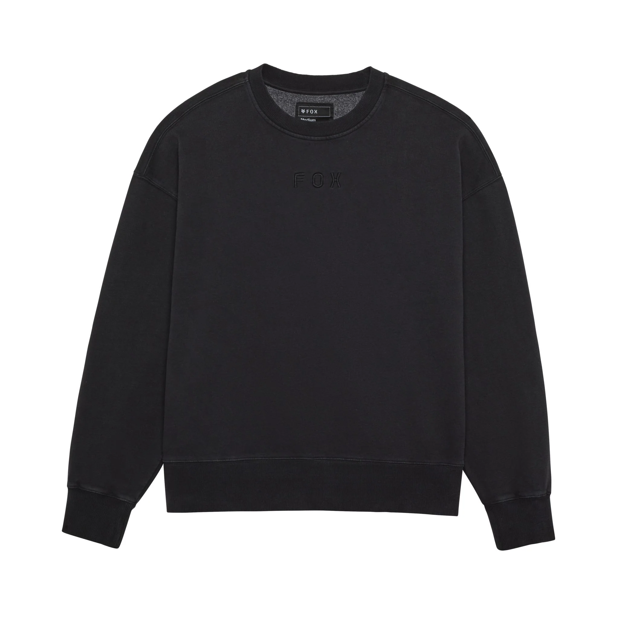 Fox Wordmark Oversized Fleece Crew - Image 4