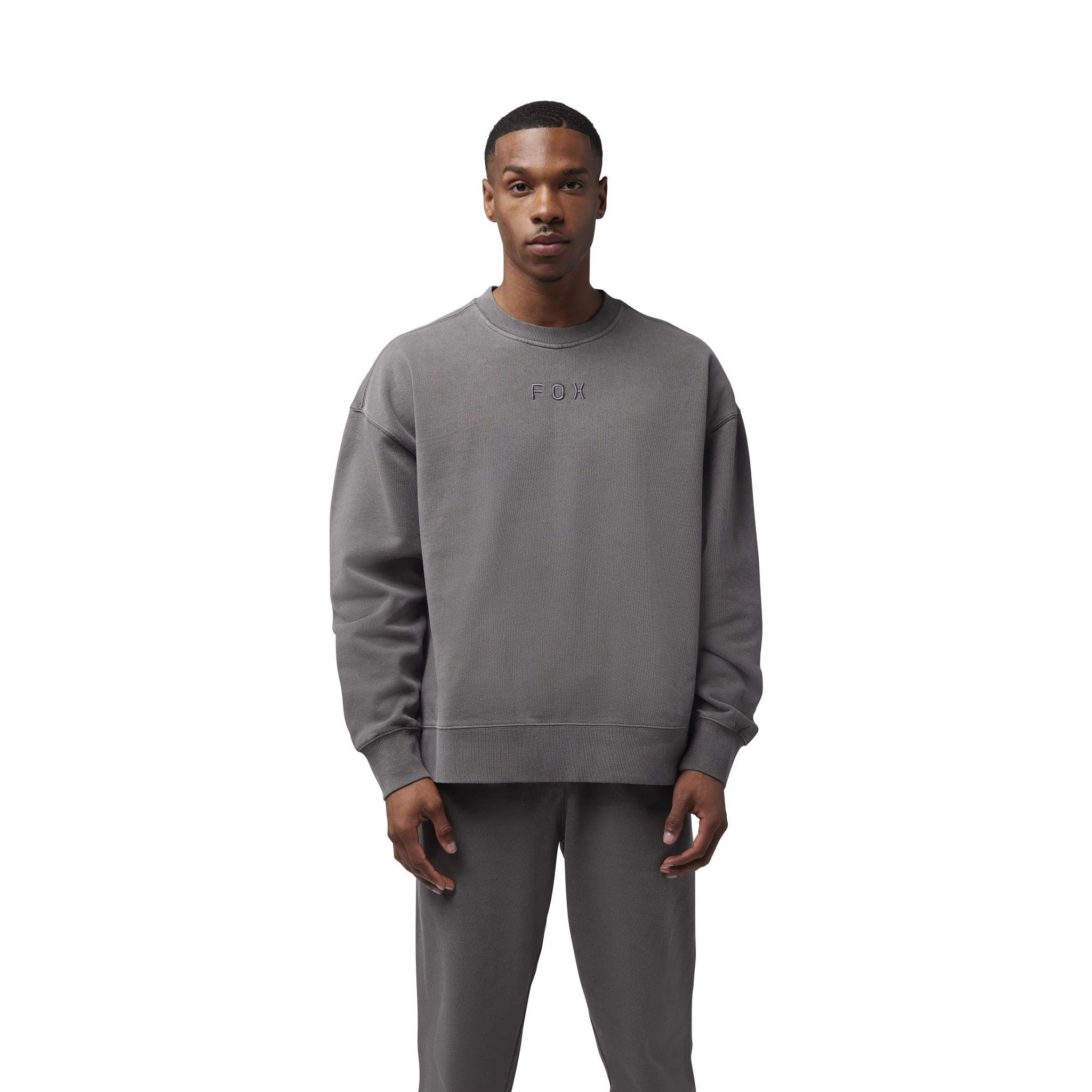 Fox Wordmark Oversized Fleece Crew - Image 5