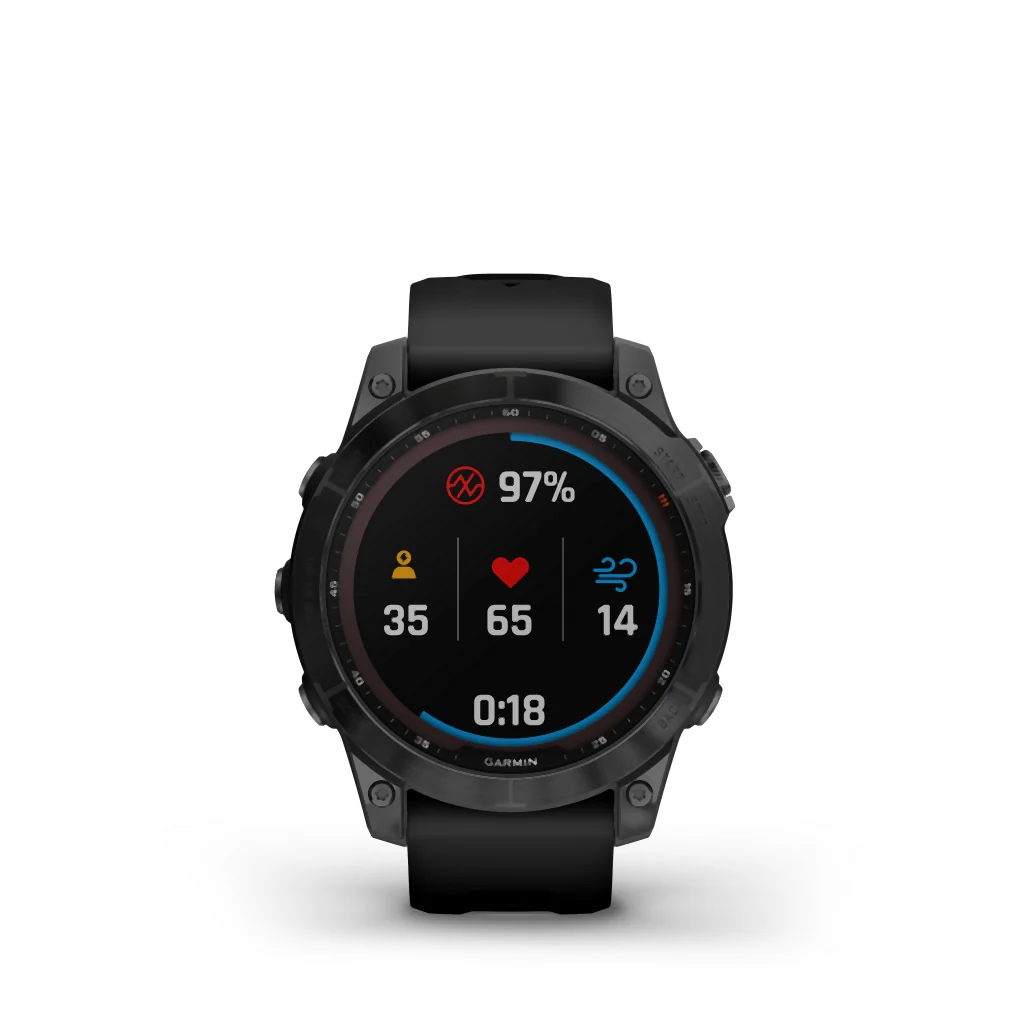 Garmin fenix® 7 - Sapphire Solar Edition DLC Ti w/B - Image 2