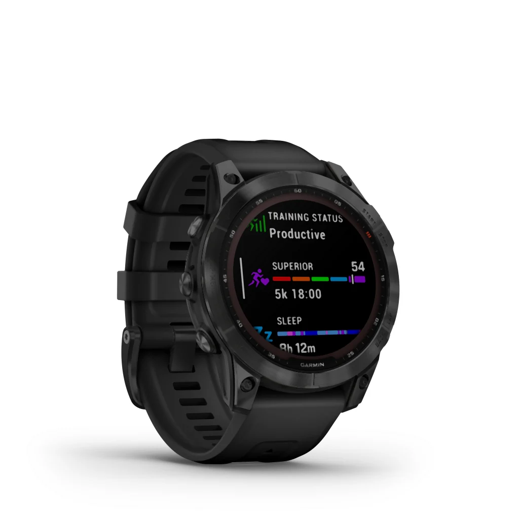 Garmin fenix® 7 - Sapphire Solar Edition DLC Ti w/B - Image 4