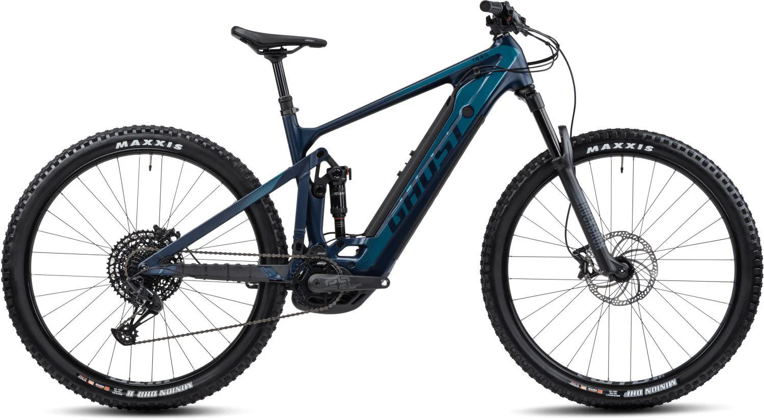 Ghost E-Riot Trail Advanced dark blue pearl/dirty blue - matt/glossy