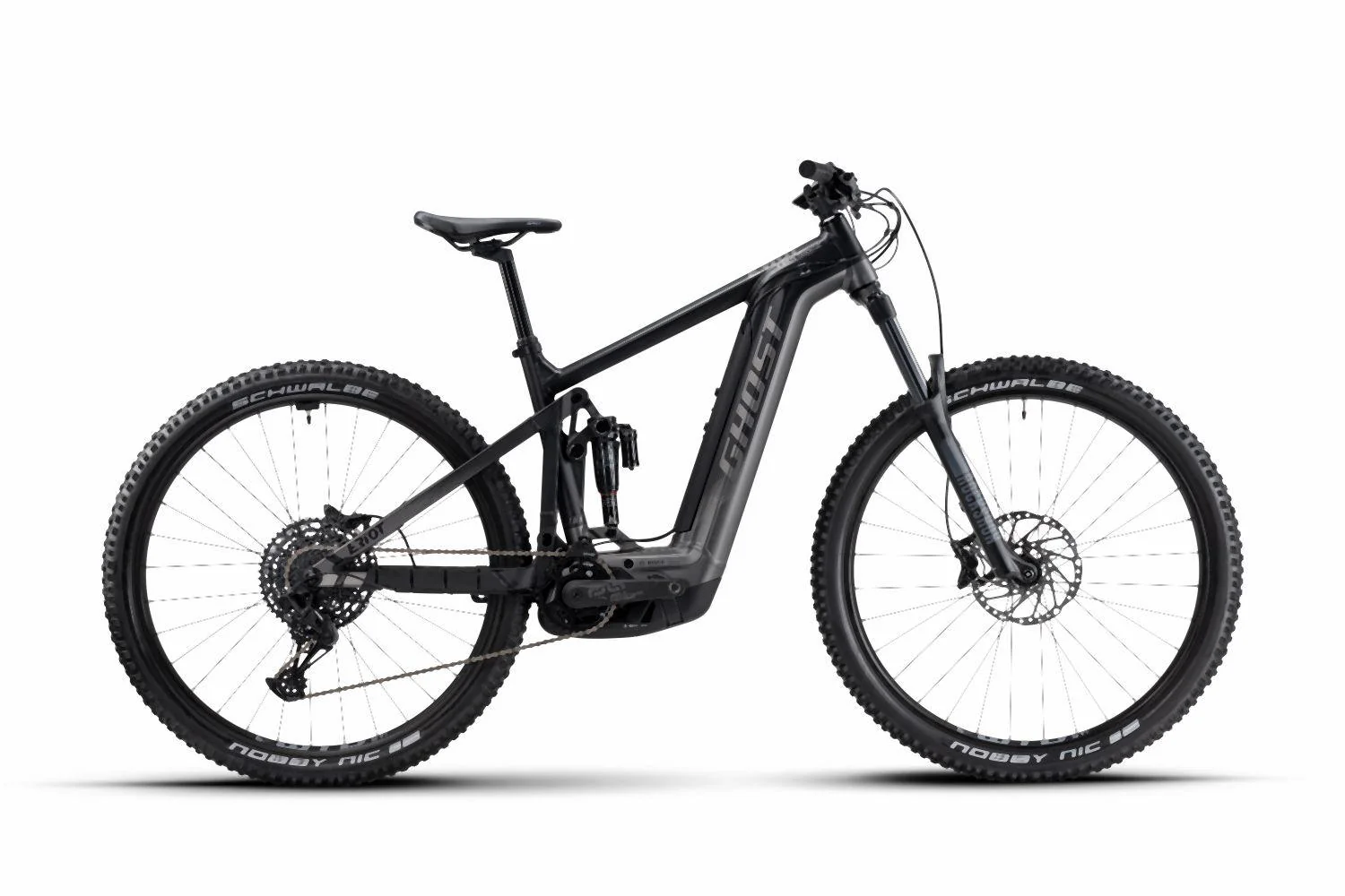 Ghost E-Riot Trail Essential black/pearl - matt