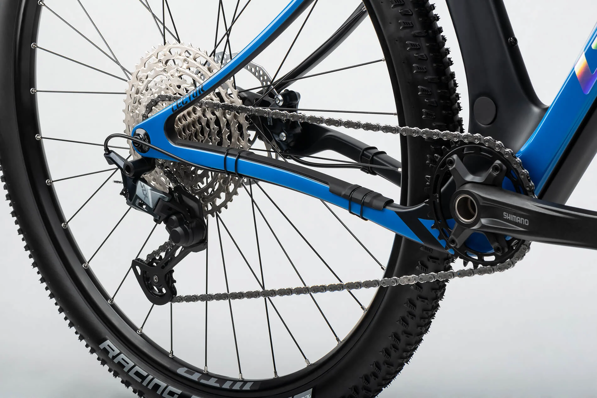 Ghost Lector SF LC Essential raw carbon/blue - matt/glossy - Image 3