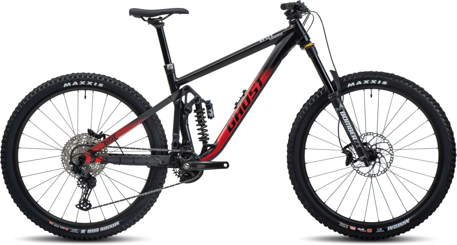 Ghost Riot EN Universal black/marzocchi red - matt/glossy