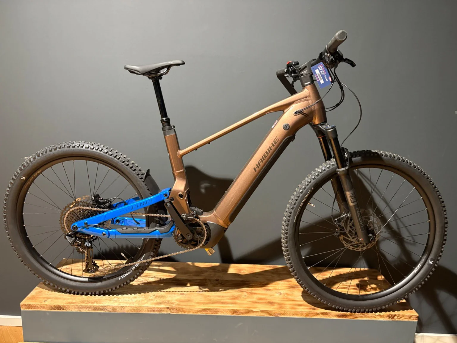 Haibike Alltrail 6 leather/platinum blue 2026 | B-Ware | L - Image 2