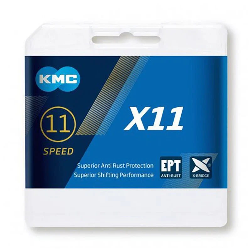 KMC Kette X11 EPT 11-fach 118 Gli. 1/2"x11/128"