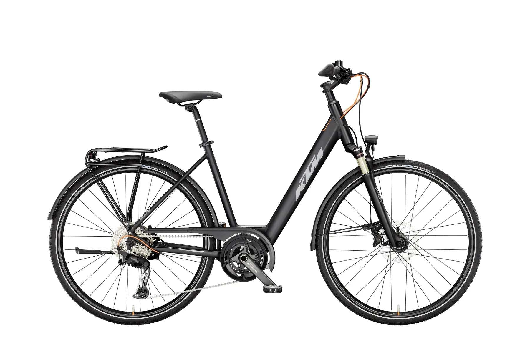 KTM LIFE 1964 Tiefeinsteiger Black Matt (Grey&Orange)