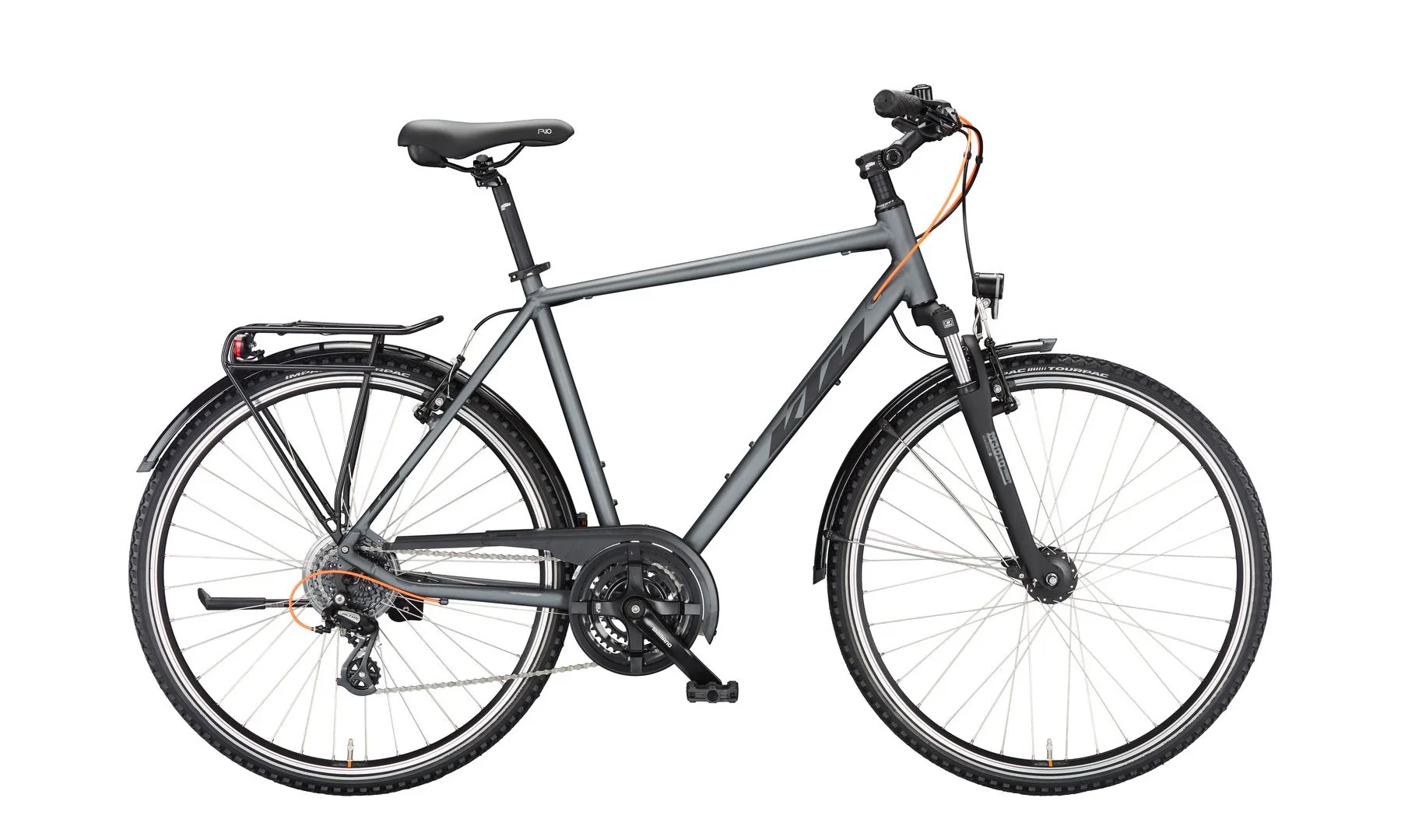 KTM LIFE JOY Diamant Steelgrey Matt (Black&Orange)