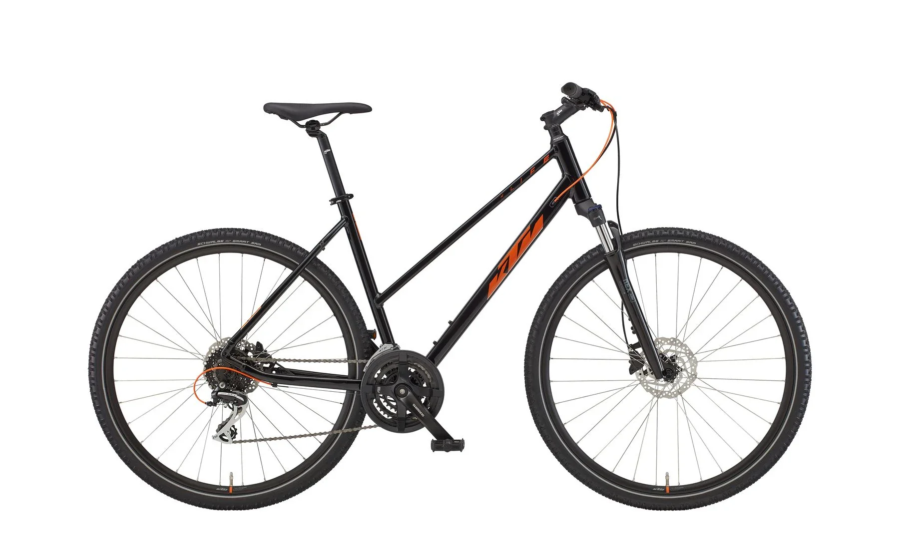 KTM X-LIFE TRACK Trapez Black (Orange&Silver)