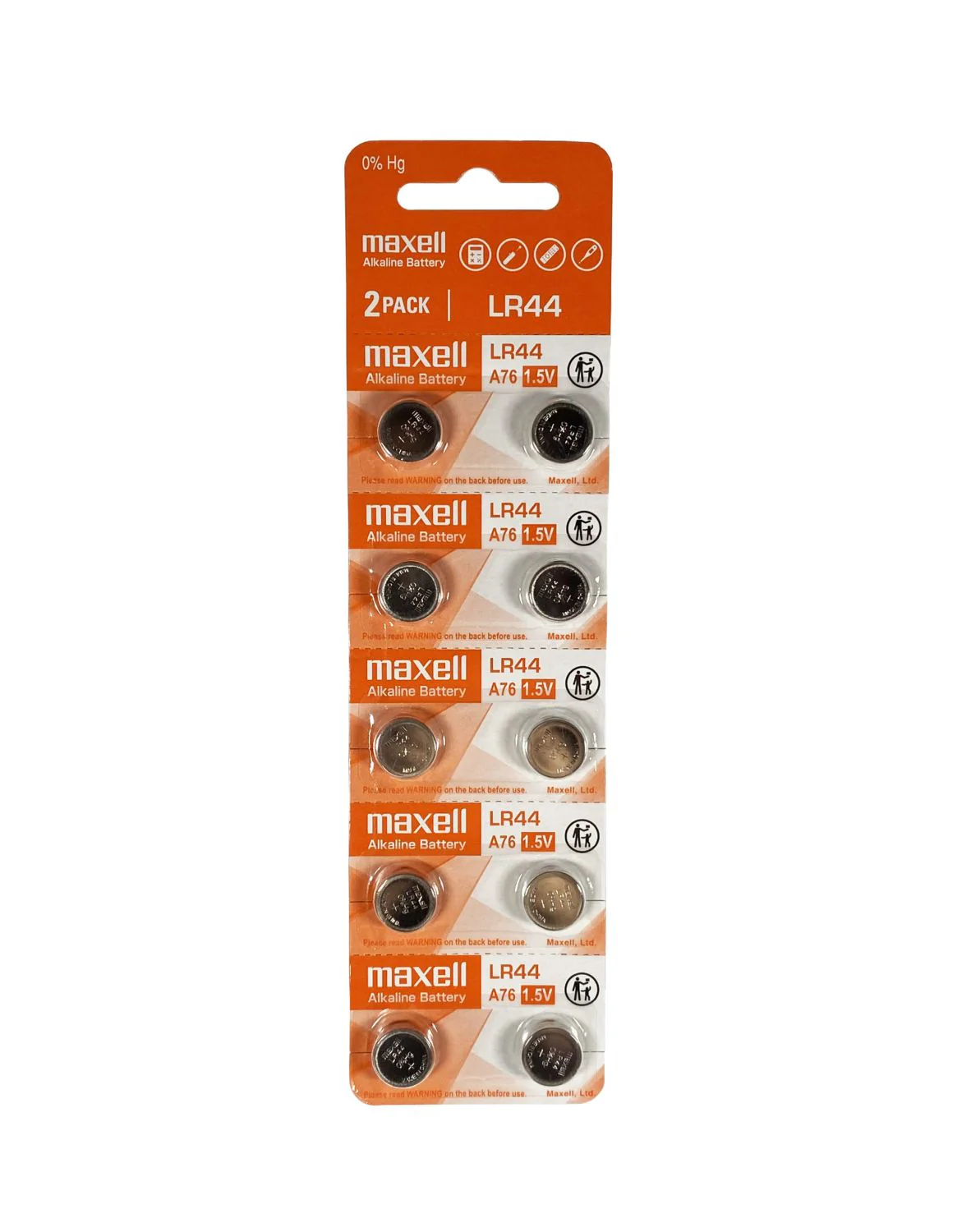 Maxell Knopfzelle Alkaline LR44
