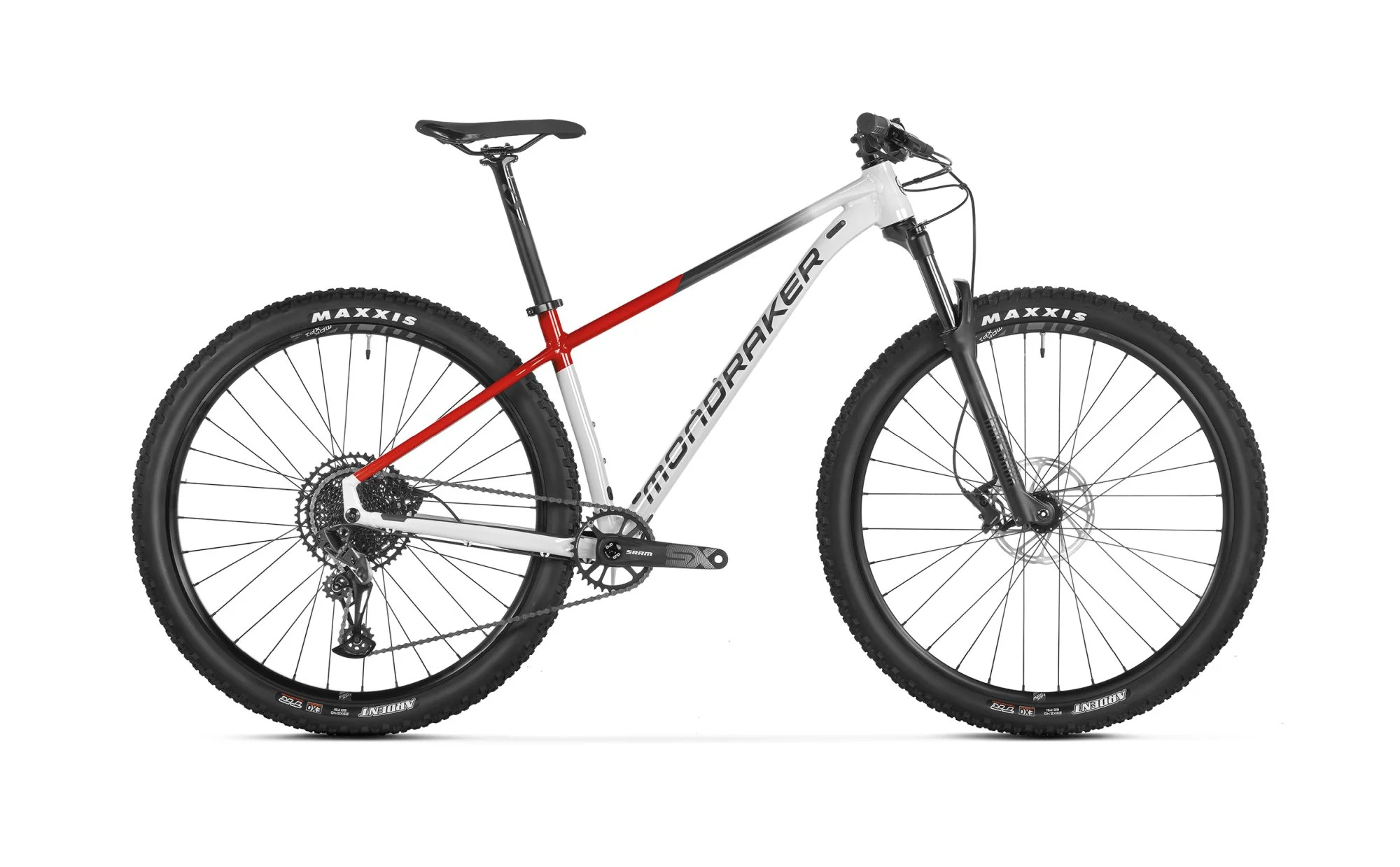 Mondraker Chrono DC Grau Bunker/Rot/Grau Vortex