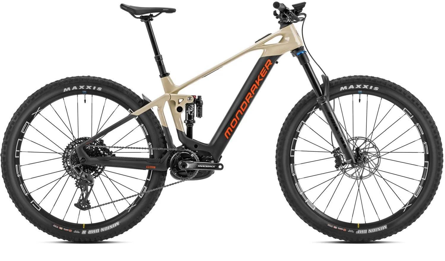 Mondraker Crafty Carbon R Matte Carbon / Gloss Desert Grey / Orange