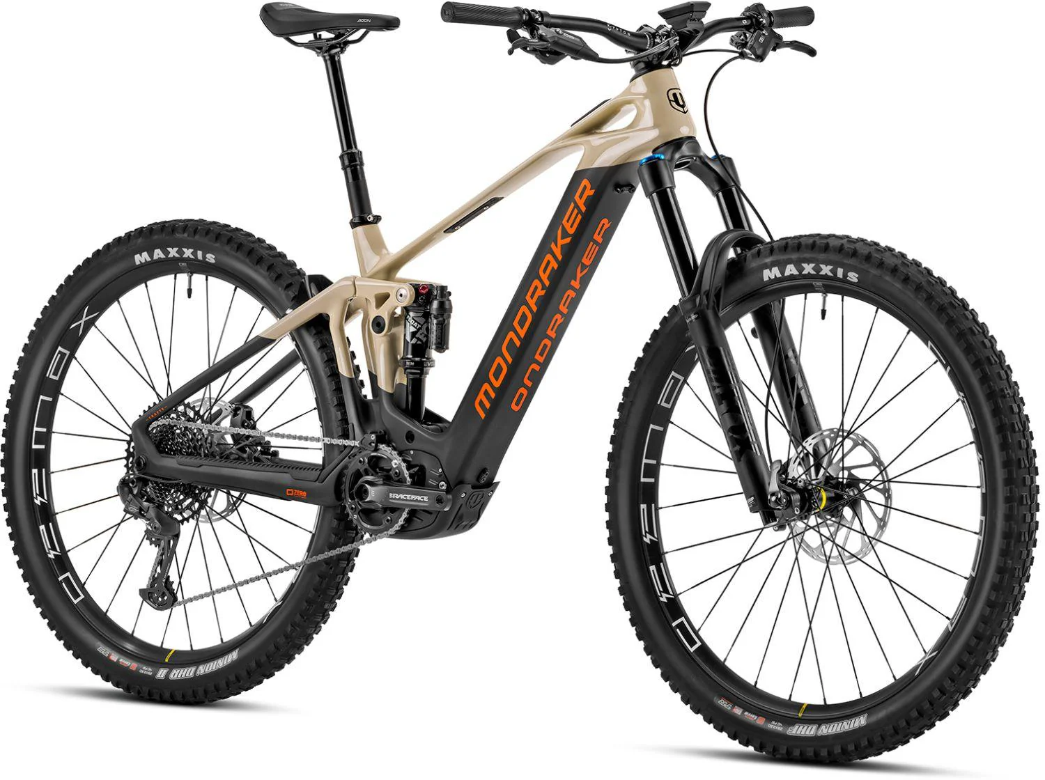Mondraker Crafty Carbon R Matte Carbon / Gloss Desert Grey / Orange - Image 2