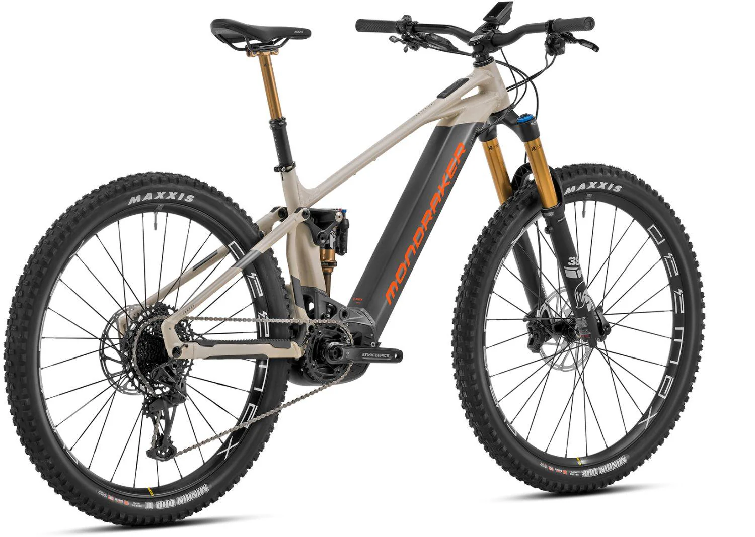 Mondraker Crafty Carbon R Matte Carbon / Gloss Desert Grey / Orange - Image 3