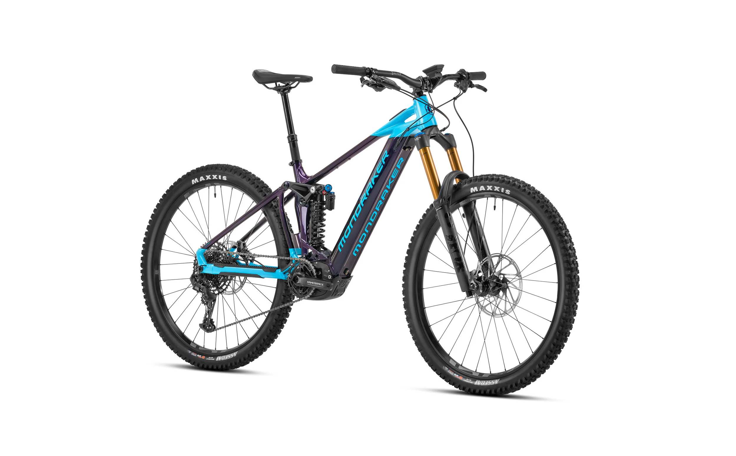 Mondraker Level RR Gloss Deep Purple / Light Blue - Image 2