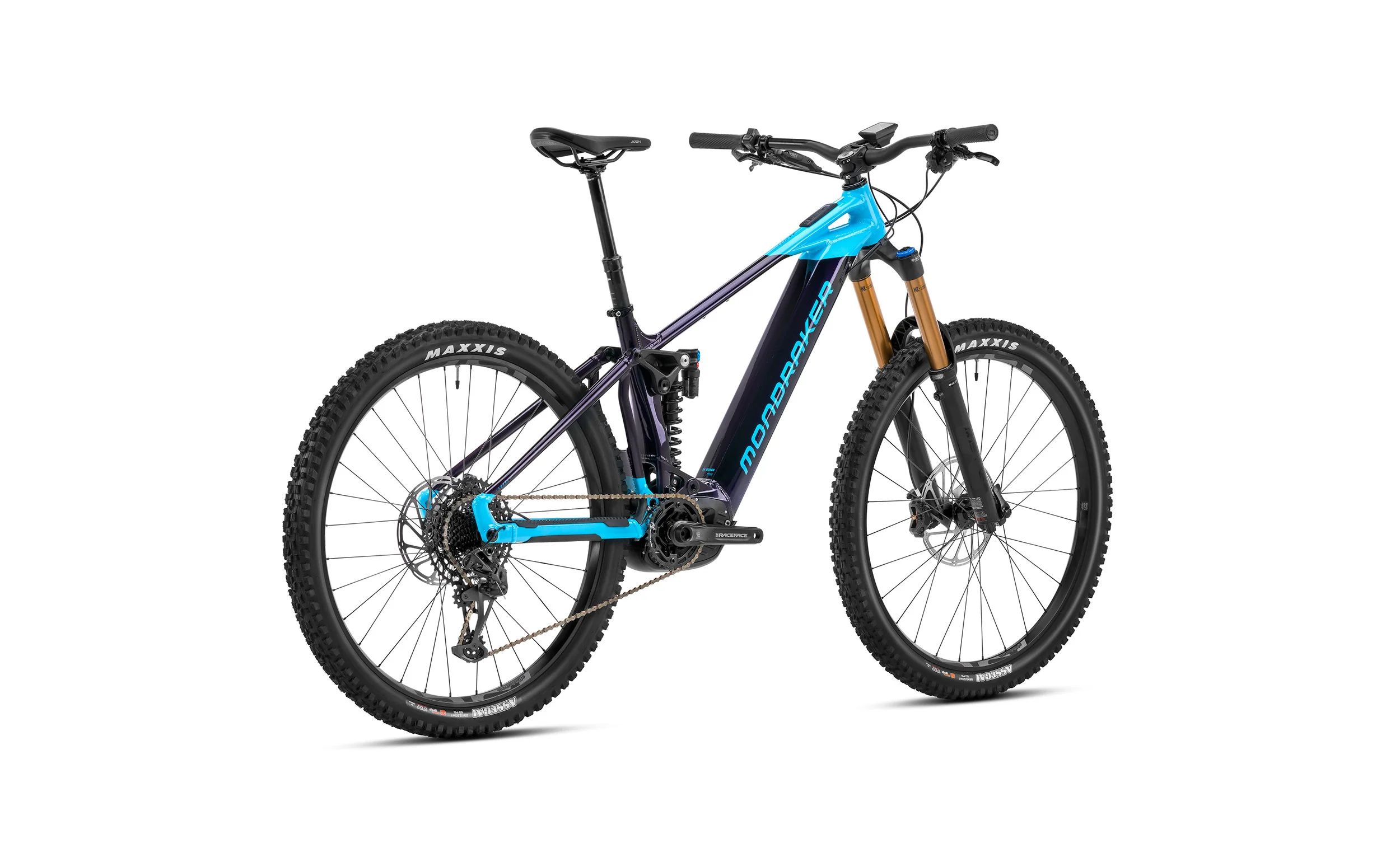 Mondraker Level RR Gloss Deep Purple / Light Blue - Image 3