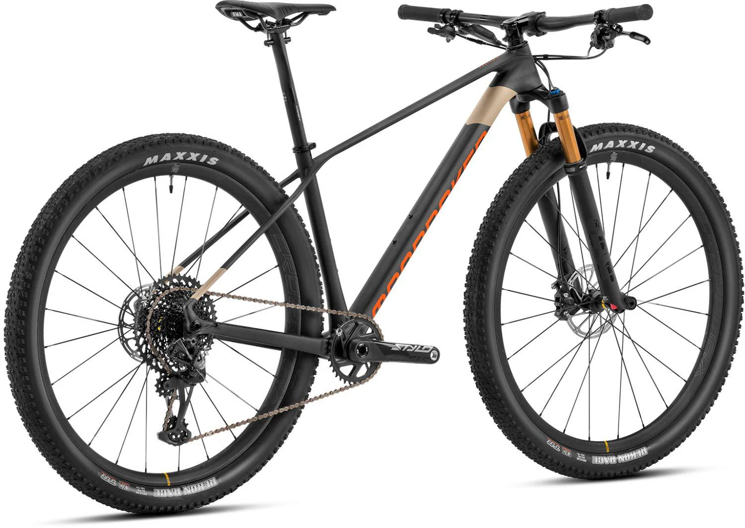 Mondraker Podium Carbon R 29 Matte Silver Carbon / Desert Grey / Orange - Image 3