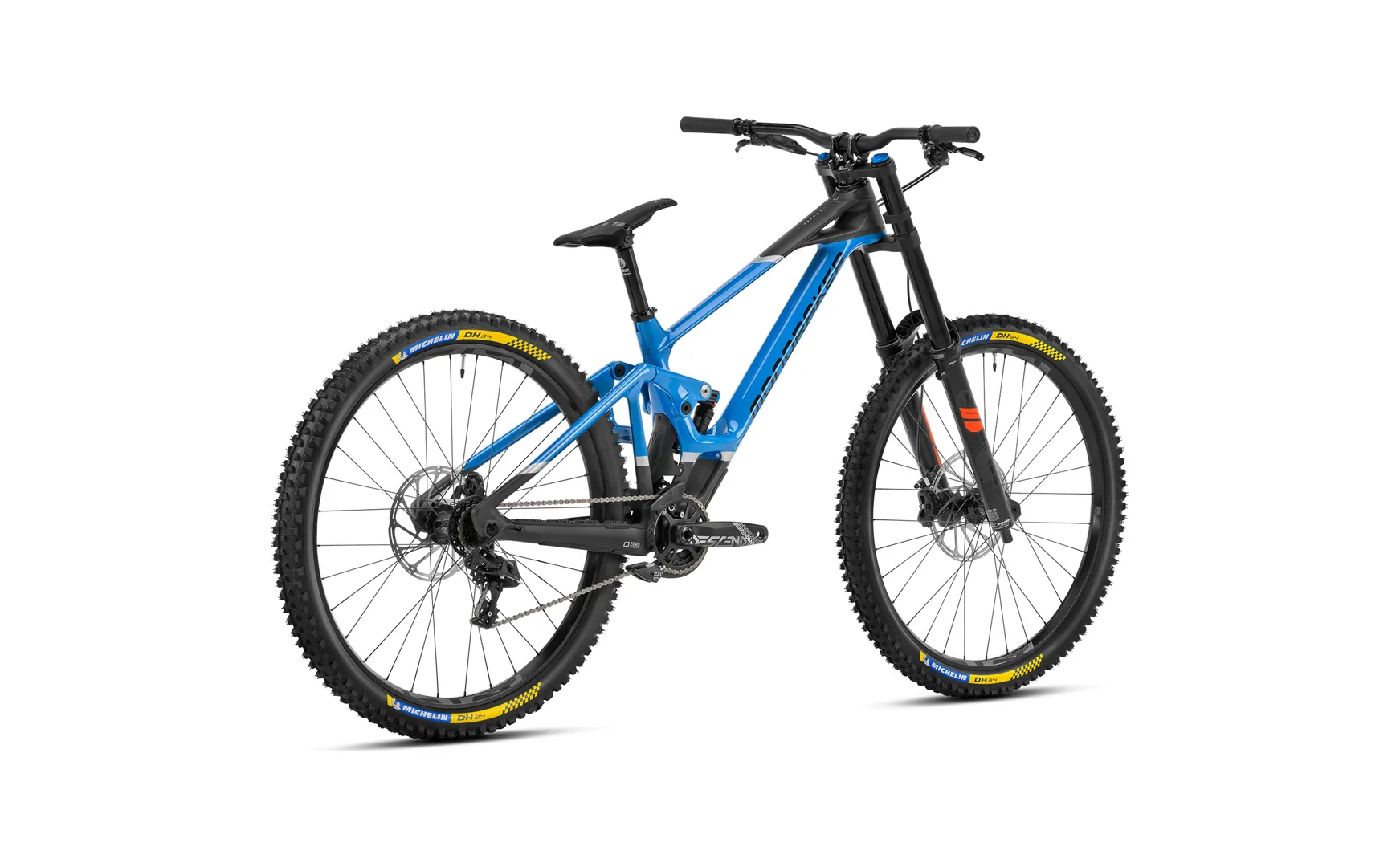 Mondraker Summum Carbon R MX Gloss Marlin Blue / Matte Carbon / Silver - Image 3