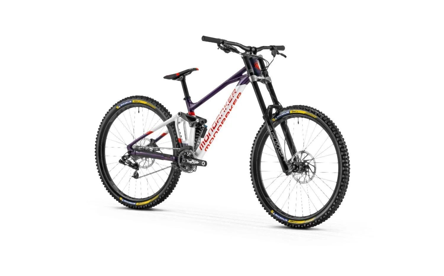 Mondraker Summum MX T Gloss Dirty White/Deep Purple/Flame Red - Image 2