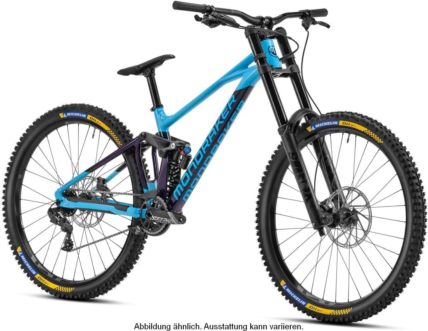 Mondraker Summum R MX Gloss Deep Purple / Light Blue - Image 3