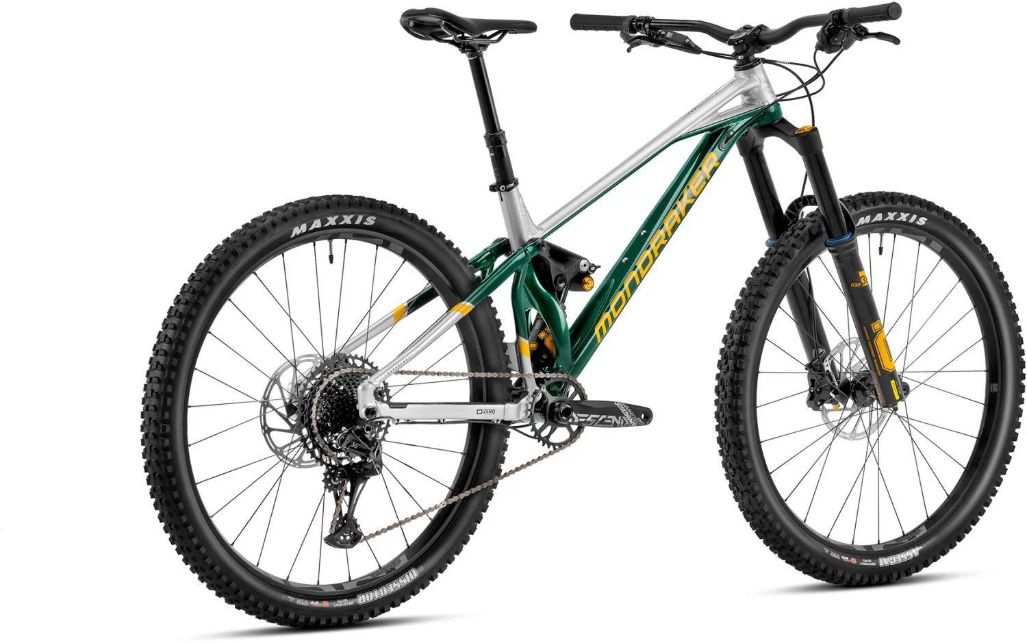 Mondraker Superfoxy R Gloss British Green / Silver / Yellow - Image 3