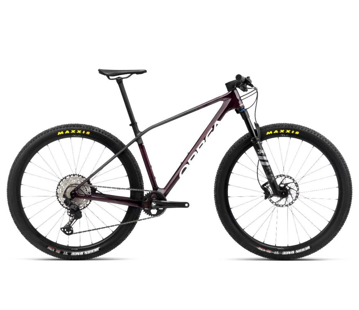 Orbea ALMA M10 Wine Red Carbon View - Carbon Raw