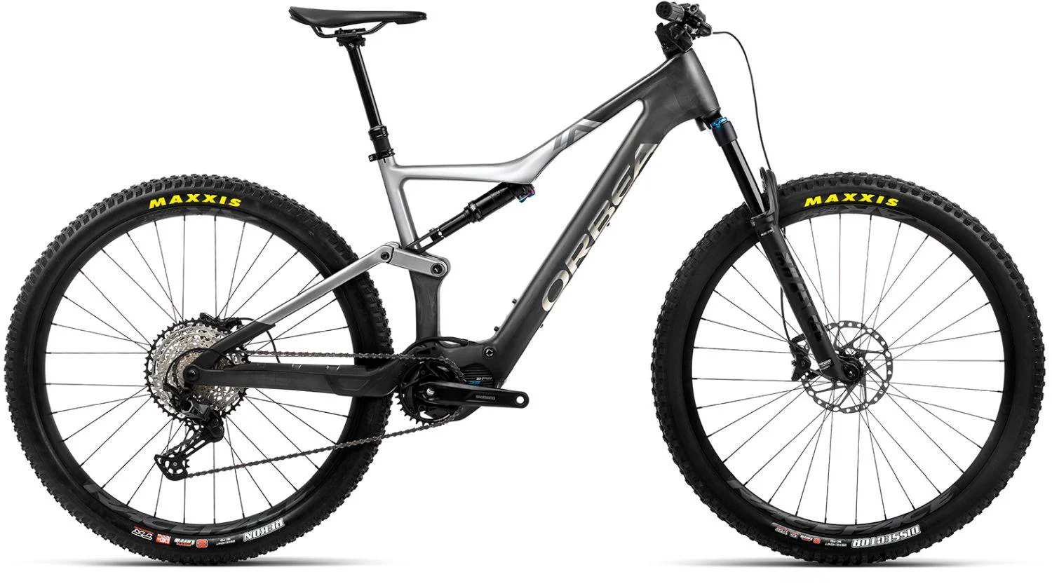 Orbea RISE M20 Carbon Raw-Shark Grey